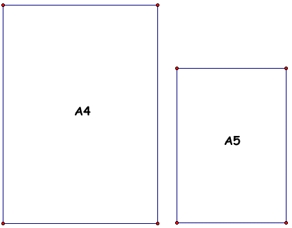 a5 paper size example