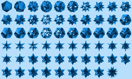 59 stellated icosahedra
