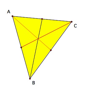 triangle with medians