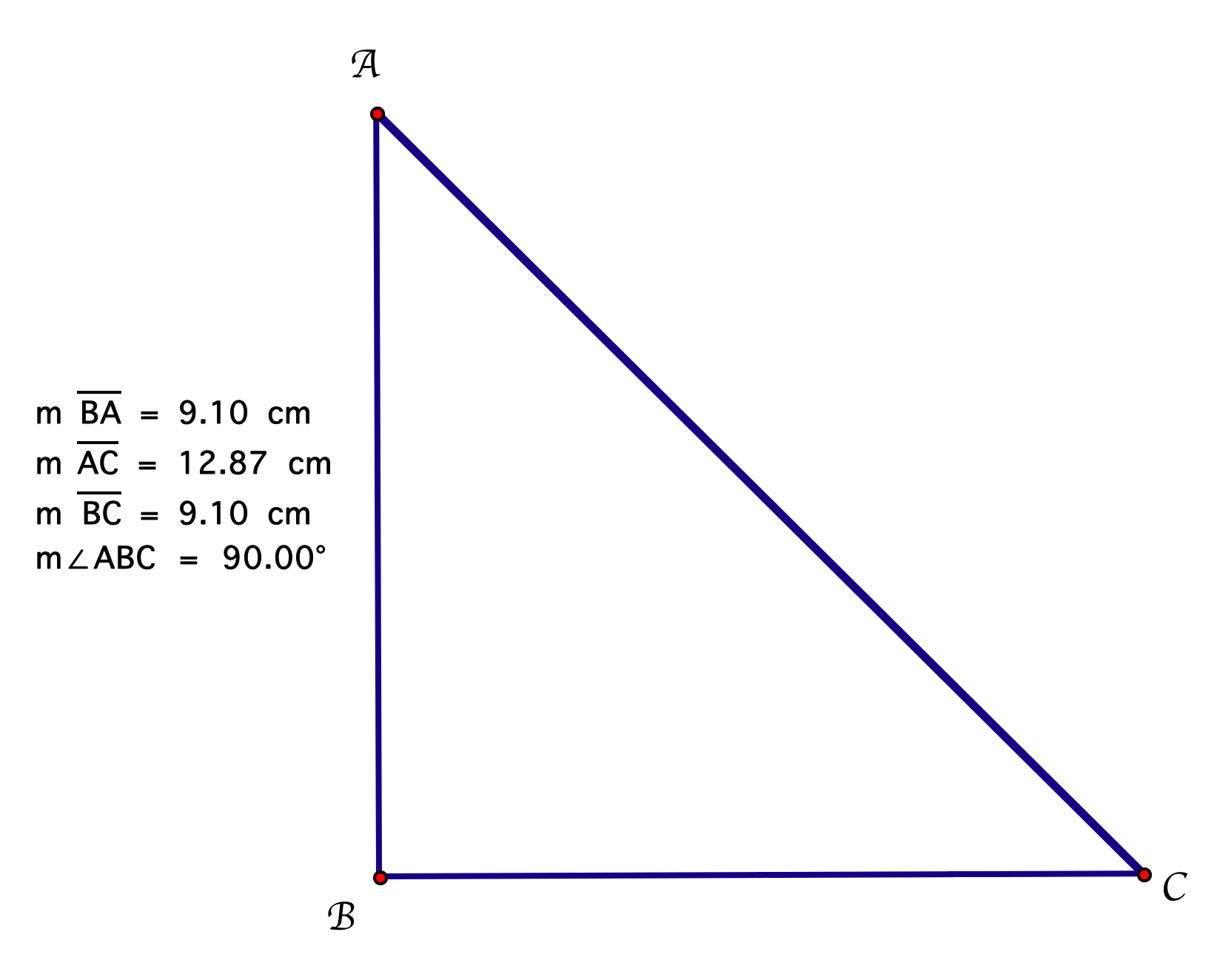  right triangle. So when will the medians create a right triangle