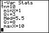 More 1-VAR stats