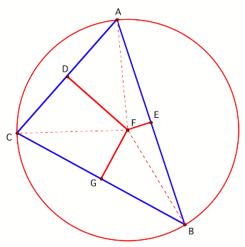 Proving the Concurrency of Perpendicular Bisectors of a Triangle