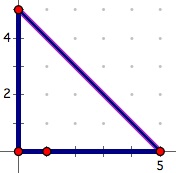 Description: 5x5 right triangle