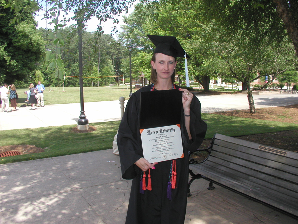 Mercer Graduate with Diploma