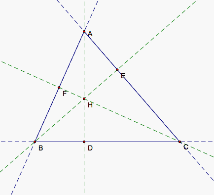 Orthocenter Equations